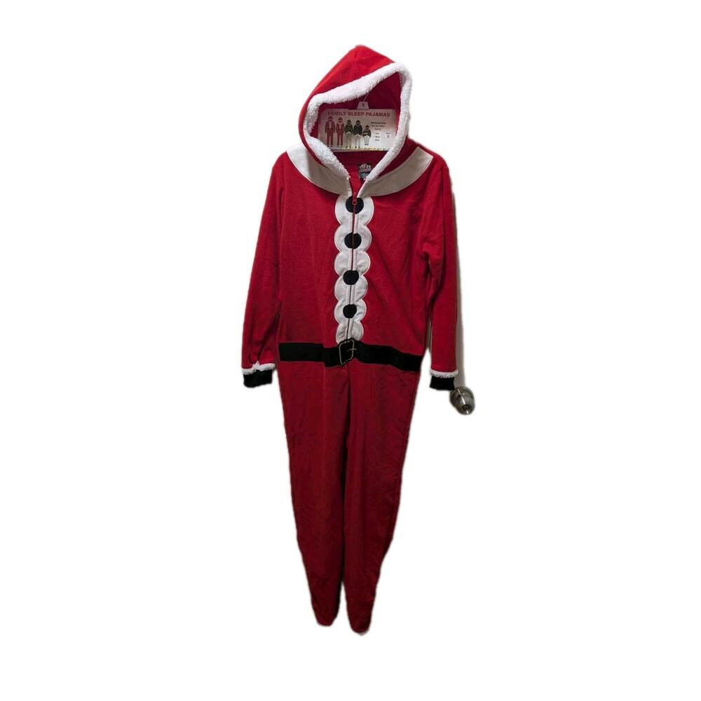 PJ's & Presents Christmas Santa Claus One-Piece Pajamas Holiday Women's S New!